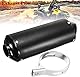 Motorrad Auspuff Schalldämpfer, Btstil 28mm Universal Motorrad Edelstahl Schalldämpfer Hinten Auspuffrohr mit Klemmdichtung für 50cc 110cc 125cc ATV Dirt Pit Quad Bike Motocross