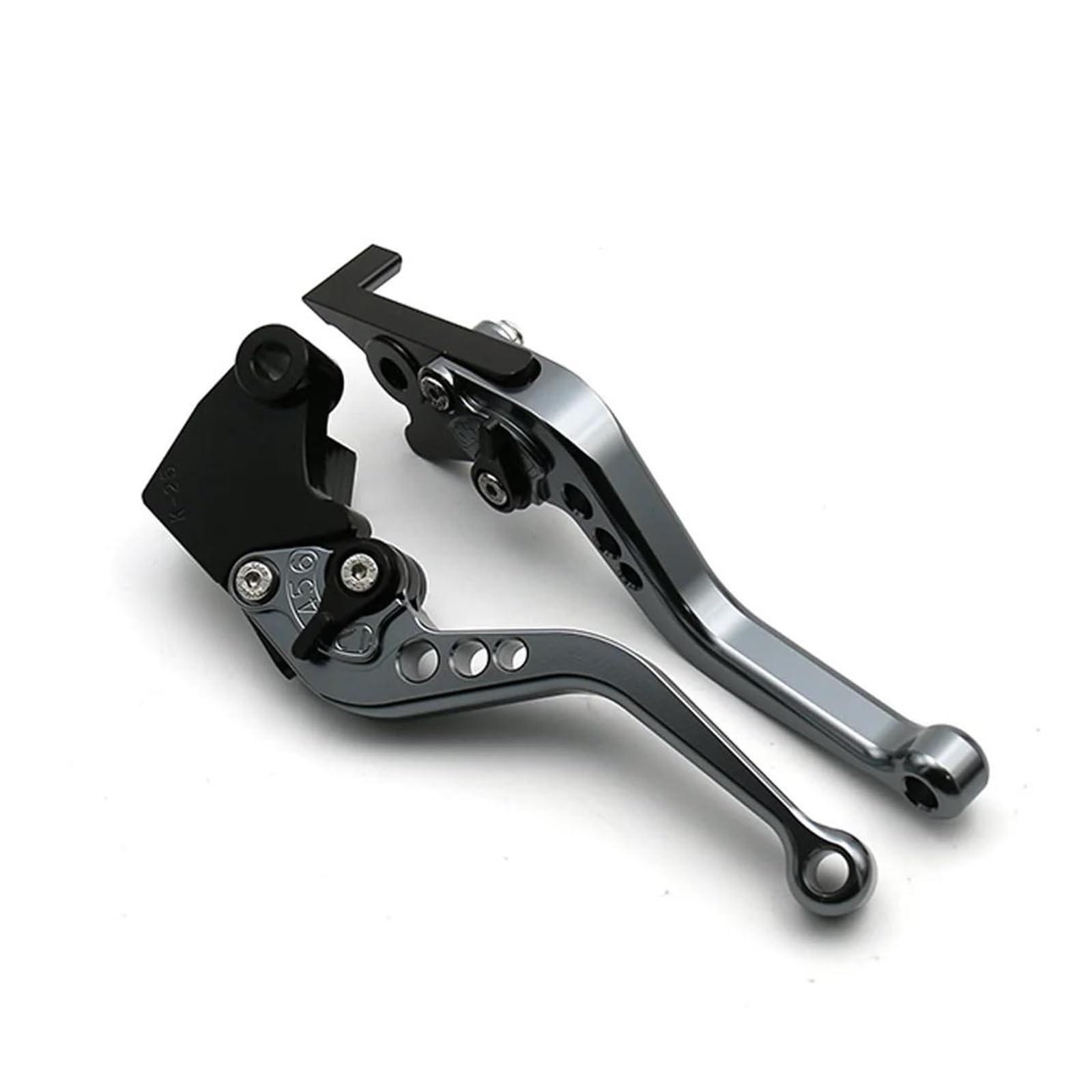 Usqbuzhhk Short Titanium Brake Clutch Lever Brake Clutch Levers For Trident660 For Trident 660 2021 2022 2023 Motorcycle Adjustable Short Handle(Short Titanium)