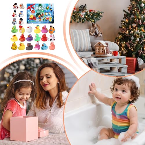 Boîte calendrier de 24 canards de Noël pour animation de carnaval