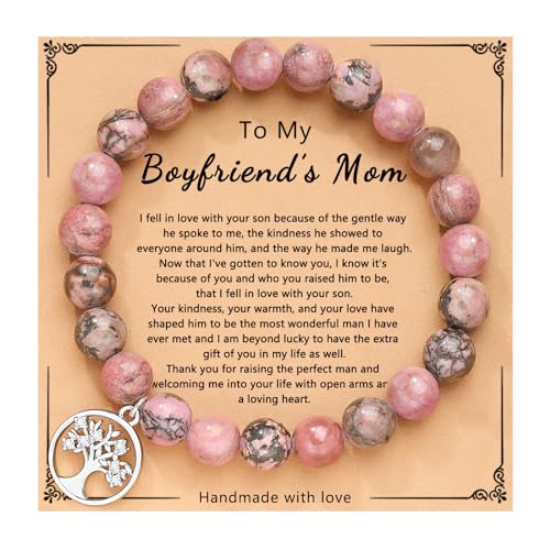 UNGENT THEM Gifts for Boyfriends Mom, To My Boyfriends Mom Christmas Gifts Birthday Mothers Day Gift Boyfriends Mom & Redbean 19.5cm