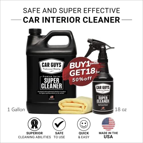 CarGuys Super Cleaner Bundle - Buy 1 Gallon and Get Half Off 18oz Super Cleaner image 2