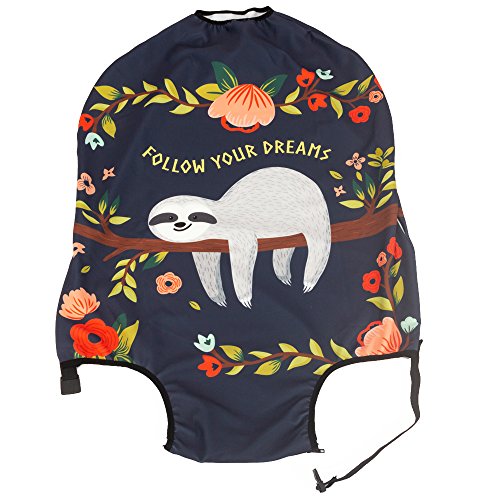 Spandex Travel Luggage Protector Suitcase Cover Fit 23-32 Inch Luggage (sloth, M)4
