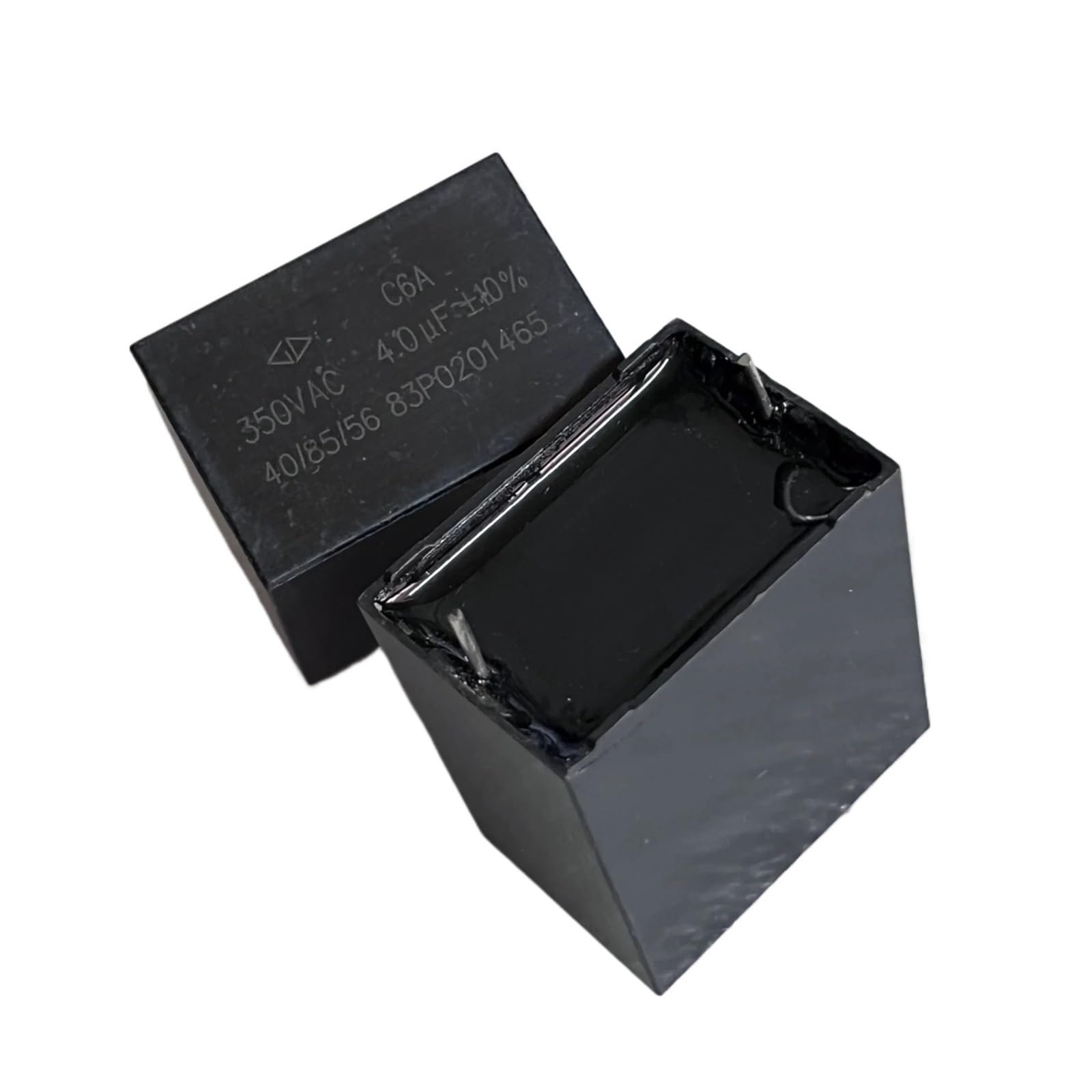 BALYDLUL C6A Series 4UF 350V AC Copper Foot Shutoff Film Capacitors 10pcs