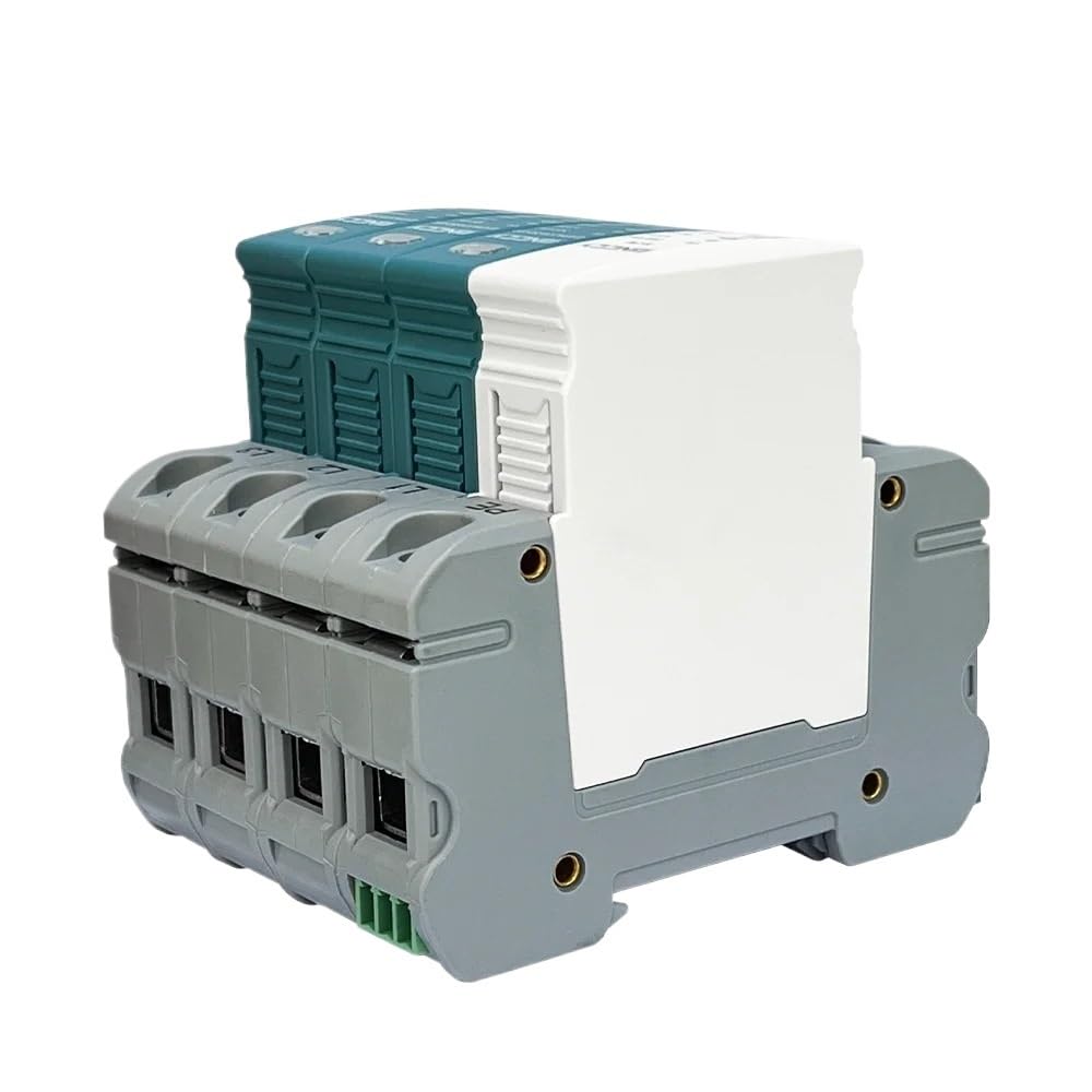 Protezione da sovratensione T1+T2 AC 50KA, 3+NPE 220 V 320 V 440 V AC SPD protezione da sovratensione a 3 fasi con segnalazione a distanza (3 NPE 275 V, con RC)