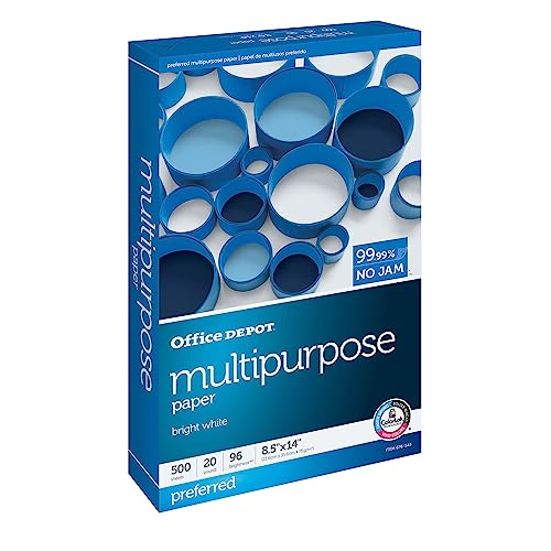Office Depot® Multi-Use Printer & Copy Paper, 1 Ream, White,...