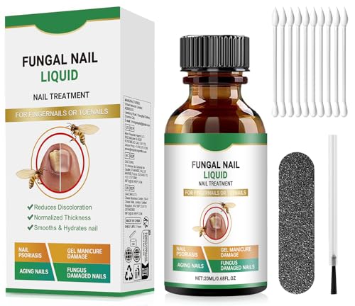 Mycose Ongles Des Pieds Traitement Mycose Ongle Pied Puissant - 20ml Traitement Efficace pour Ongles Abîmés, Décolorés et Fragiles