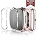 Maledan Compatible with Fitbit Versa 2 Screen Protector Case, 3 Pack Clear Ultra Thin Full Protective Case Cover Scratch Resistant Shock Absorbing for Versa 2 Smartwatch Bands Accessories