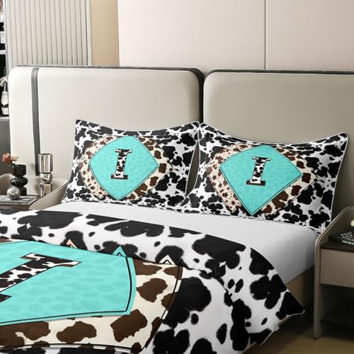 Housse de couette 140x200 coton anti-transpiration motif vache enfant - 4