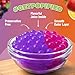 BOBAVIDA Slime Licker Strawberry Lemonade & Grape Sour Popping Boba Pearls, No Corn Syrup Fruit, For Drinks & Desserts, Includes Straws, 1 Flavor Each, 2 Tubs