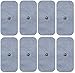 Sumedtec - Set di 8 elettrodi da 9 x 5 cm | per il vostro apparecchio TENS EMS elettrostimolatore | compatibile con Vitcontrol & Beurer