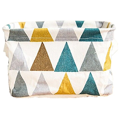 Cestas de almacenamiento, Colores plegables almacenamiento bin closet caja de juguetes contenedor organizador cesta de tela LMMVP (A, 20 * 15 * 13 cm / 7.9 * 5.9 * 5.1 pulgadas (aprox))