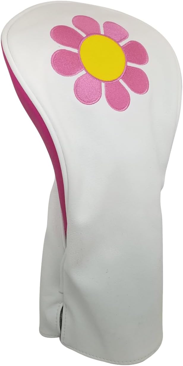 Flower Child Driver Headcover by ReadyGolf (Pink)