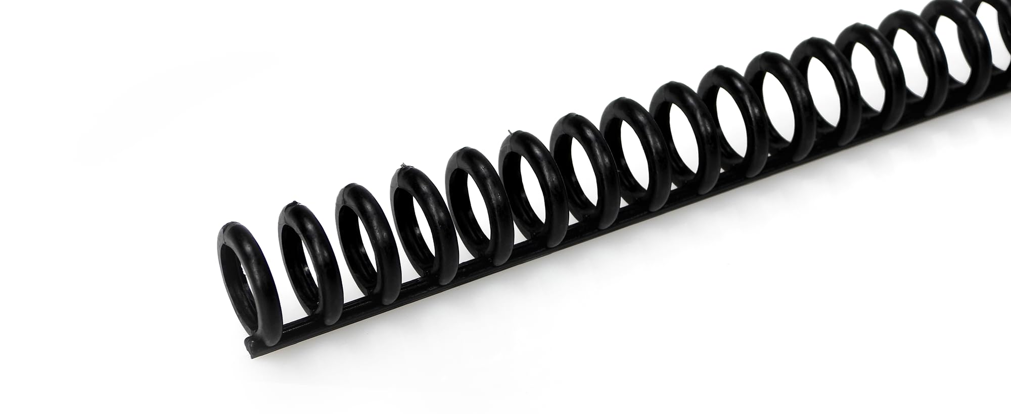 Rayson PROC1230BK Click Binding Spines, Easy Edit Spines, 1/2" Diameter, 90 Sheets Capacity, Black, 30/Box