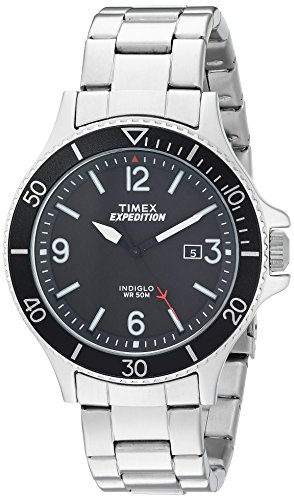 Timex メンズ腕時計 エクスペディション レンジャー One Size シルバー/ブラック