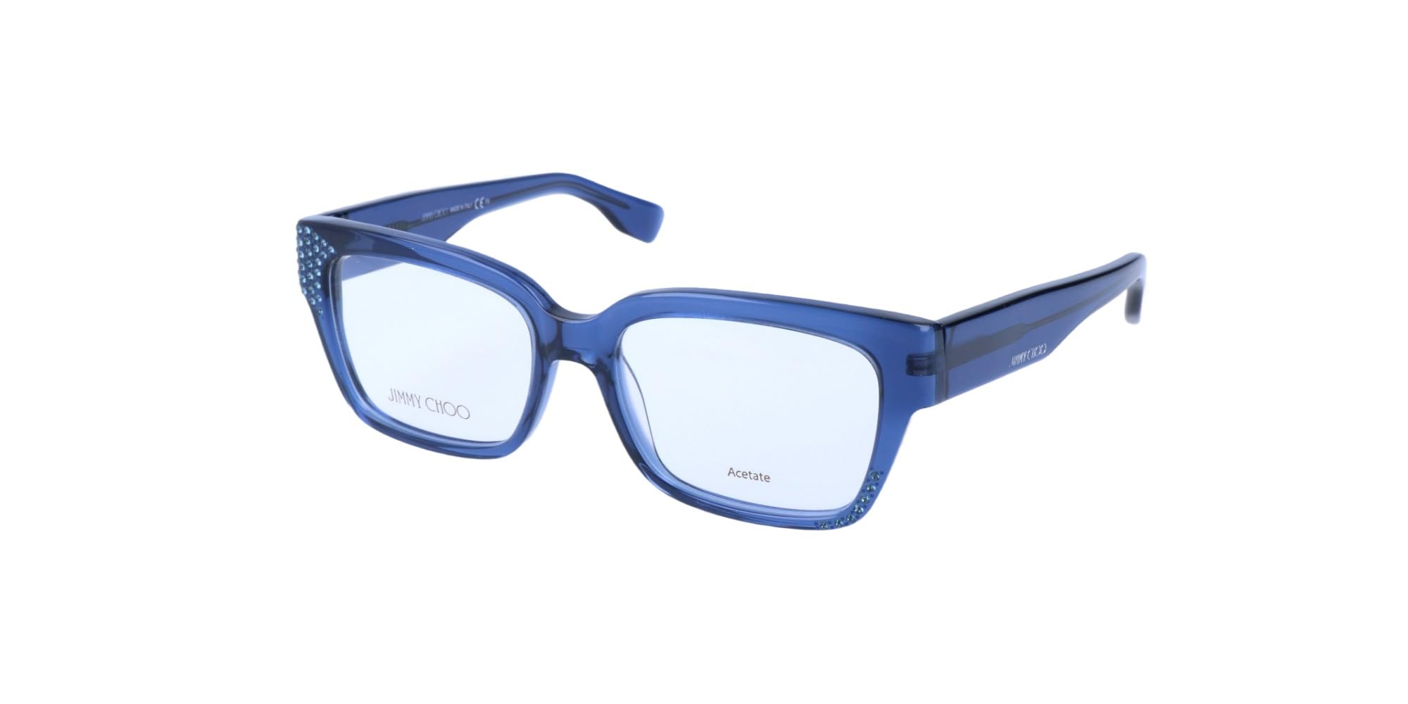 Jimmy Choo JC135 1GZ BLUE 52/17/140 WOMAN Eyewear Frame