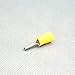 Davitu PTV 5.5-13 Pre-insulated Pin Lugs for 4 to 6 Square MM Wires 50PCS - (Color: YELLOW)