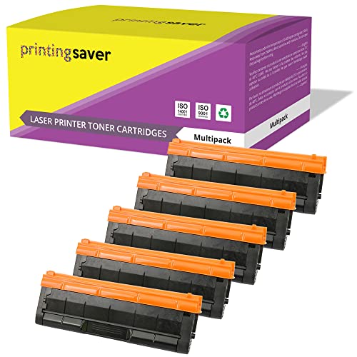 Printing Saver Pack de 5 tóners compatibles para RICOH SPC231n, SPC231sf, SPC232dn, SPC232sf, SPC242dn, SPC242sf, SPC310, SPC311n, SPC312dn, SPC320dn | 406479, 406480, 406481, 406482