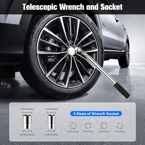 Image of Car Jack Kit, 3 Ton (6614 lbs) Scissor Jack for Car, SUV, MPV