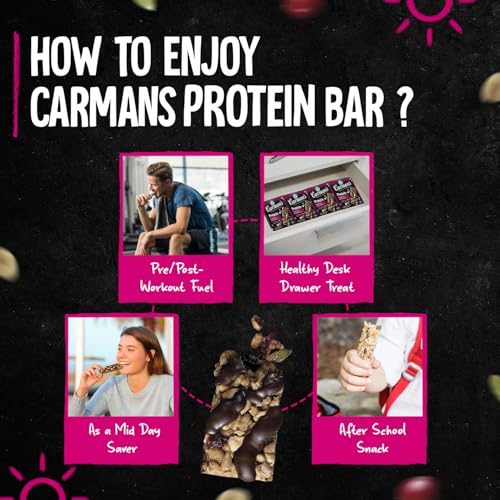 Image of Carman's Bar Traditional Super Berry 270g | Baked Muesli Bar with Mixed Berries & Whole Grains | High Fibre Snack