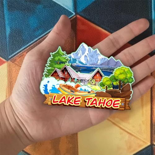 Imán decorativo para nevera Lake Tahoe cuarzo miniatura 4