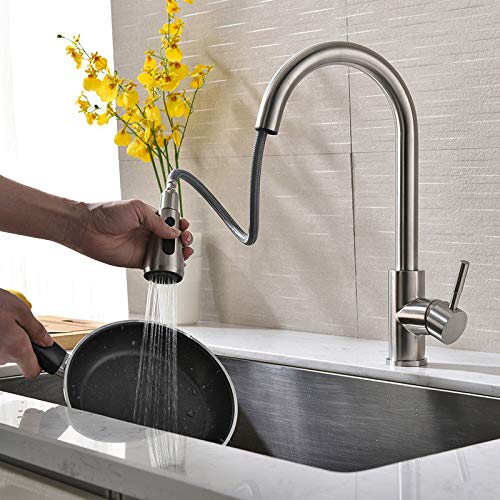 Bande en acier inoxydable 304 robinet de cuisine mitigeur eau froide monocommande