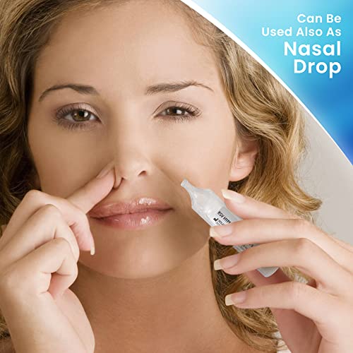 Rsv Hypertonic Saline Solution 3% - Nebulizer Diluent For Inhalators And Nasal Hygiene Devices Helps Clear Congestion From Airways And Lungs – Reduce Mucus (25 Sterile Saline Bullets Of 0.17 Fl Oz) #TOP4