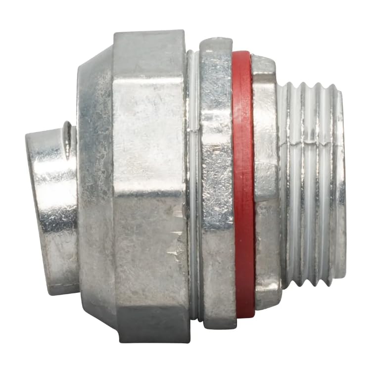 Electrical Seal-Tight Flexible Conduit Connector, Straight, Indoor/Outdoor, Liquid Tight, UL Listed (2, 2 Inch)