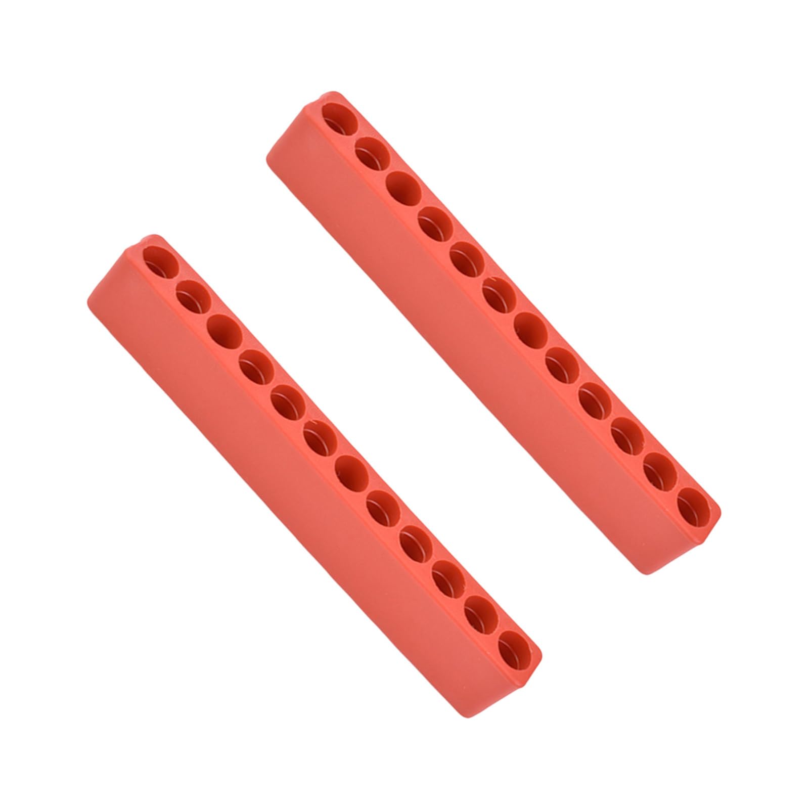 Sturdy ABS Bit Organizers Case Holds 12 Pieces of 6.35Mm Hexagonal Shank Driver Bits Technician Tool Storage Box Craft Tool Bit Case