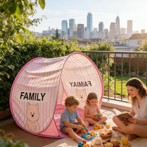 Tente de camping imperméable et portable avec ventilation optimale - 2