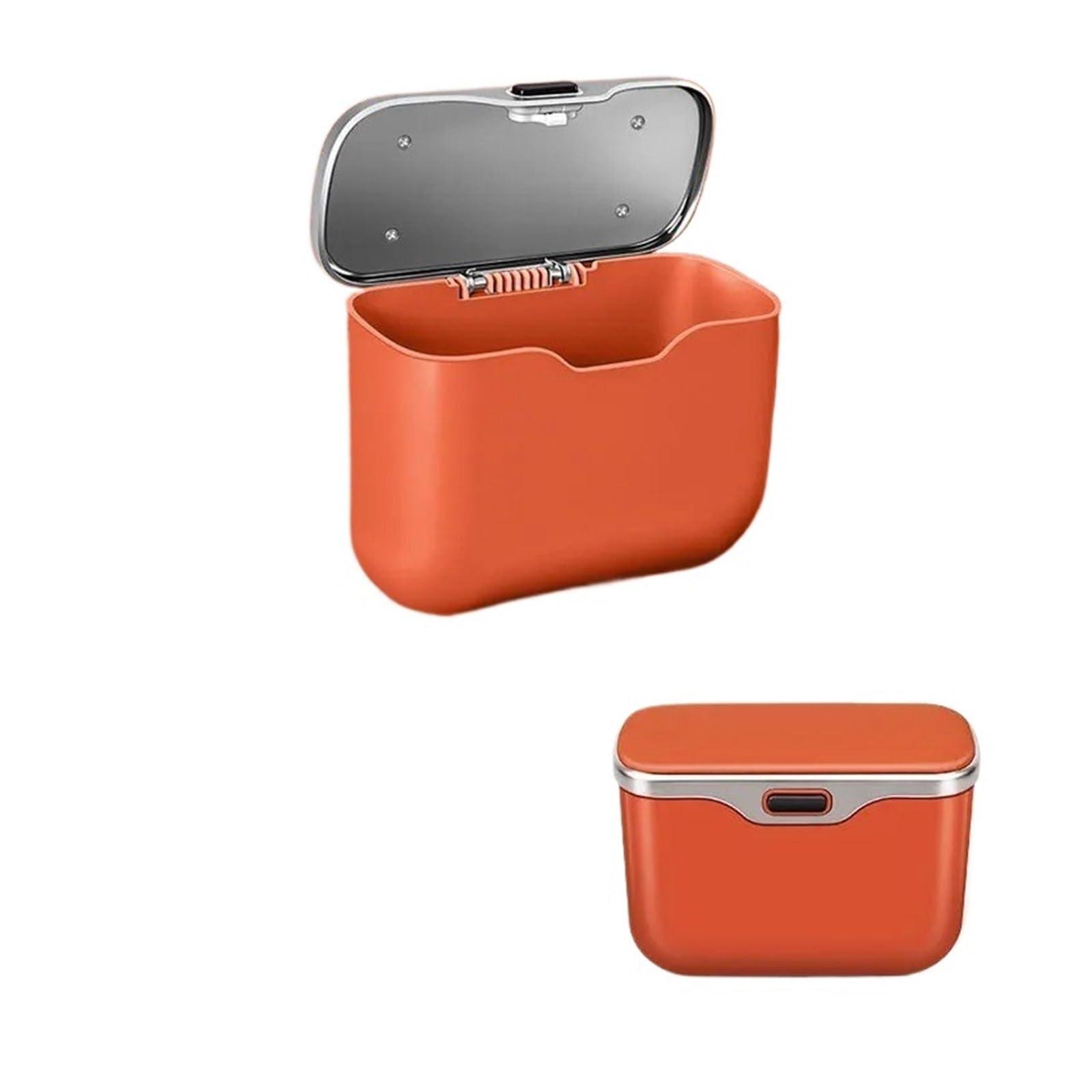 BHGMGEBLV Car Bin For BYD Denza EV D9 DM-i N7 N8 N9 Z9 Z9GT Car Trash Can Door Hanging Storage Box Backrest Garbage Bin Organizer Cars Trash Can(1pc ideal orange)