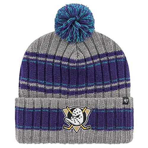 Bonnet Anaheim Ducks Rexford '47 en maille tricotée pour fan de hockey NHL