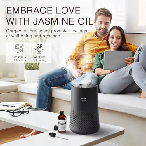 Image of Jasmine Essential Oil, Aromatherapy Oil for Skin Body Care, Massage | Pure and Natural, Jasmine Oil for Diffuser, Home, Mood Relaxation, DIY Soap and Candle Making, 100ML / 3.38 Fl Oz
