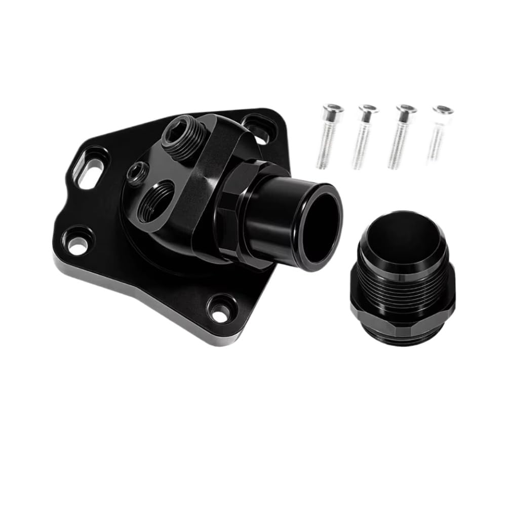 Swivel Neck Thermostat Housing Compatible With K20 K20a K20a2 K20z1 K24 K24A K24Z Accord Integra RSX TSX CR-V