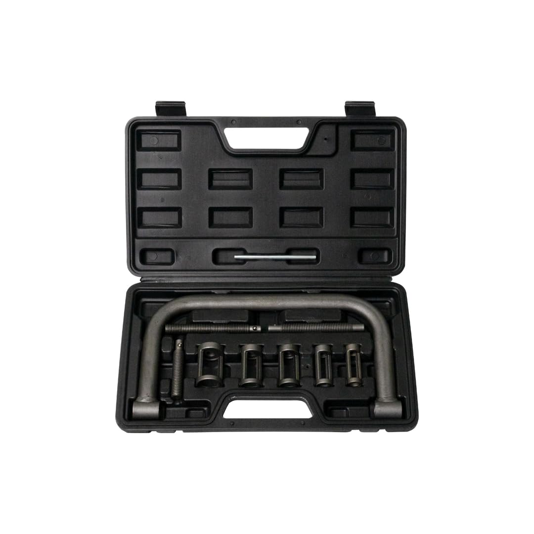Keaa 11Pcs Valve Spring Compressor with Valve Lapper Set Auto Compression C-Clamp Tool Service Kit with Valve Lapping Grinding Stick Tool for Motorcycle, ATV, Car, Small Engine Vehicle Equipment-image-16