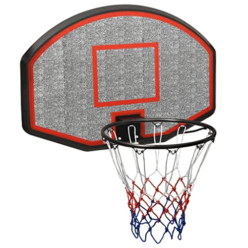 SKM Tablero de Baloncesto Polietileno Negro 90x60x2 cm,Deportes,Equipamiento para Atletismo,Baloncesto,Piezas y Accesorios para canastas de Baloncesto,Tableros de Baloncesto,Negro,93666