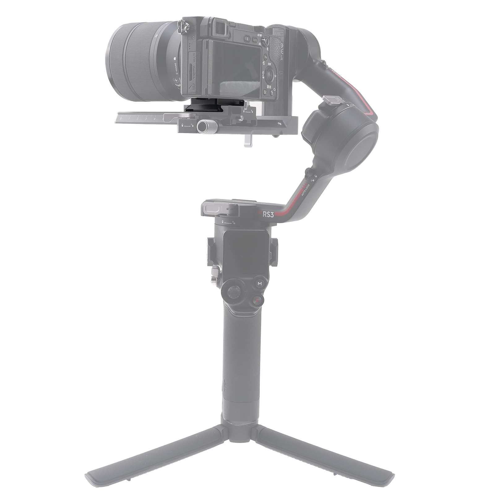 Plaque de libération rapide pour stabilisateur DJI Ronin RS 2/RSC 2/RS 3/RS 3 Pro avec norme Arca-Swiss