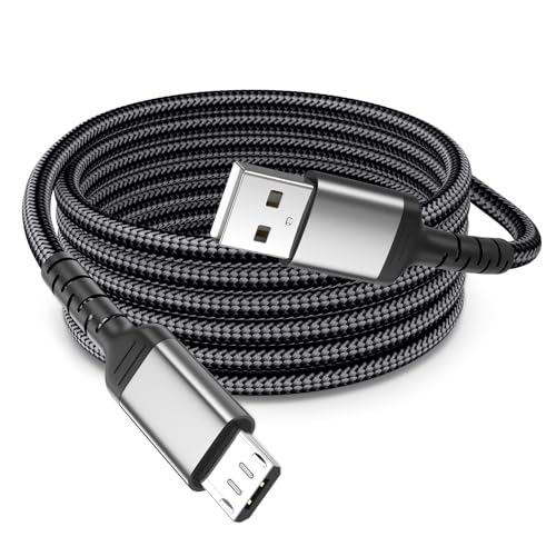 6FT Micro USB Cable for Samsung Galaxy S6, PS4 Controller, Old Android Charger, High Speed 2.0 USB A...