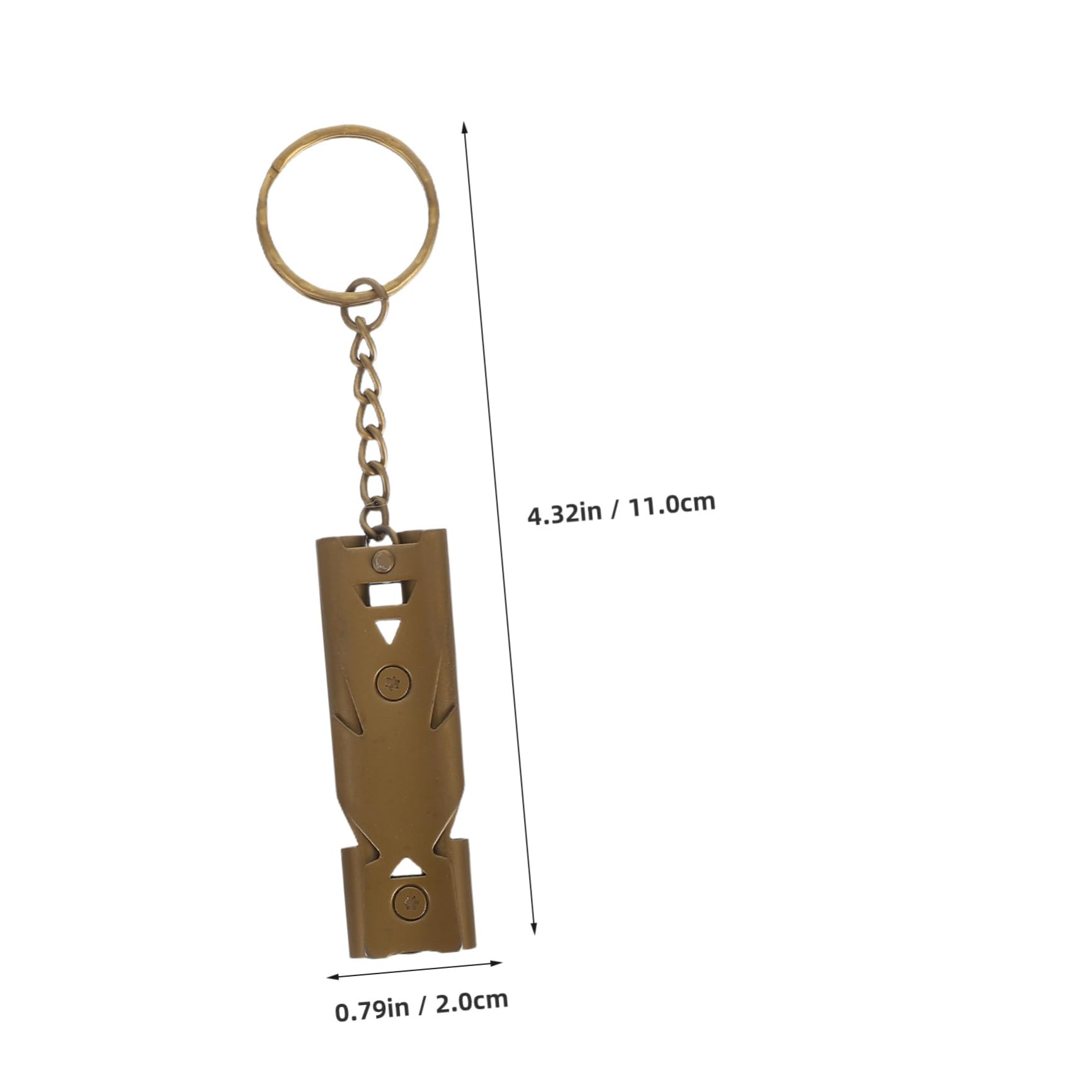 GALPADA Outdoor Survival Whistle Compact and Loud for Hiking Camping Emergency Rescue Metal Dog Training Whistle