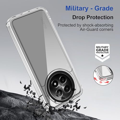 Image of Zapcase Back Case Cover for Realme Narzo N65 5G | Compatible for Realme Narzo N65 5G Back Cover | Case Cover with Camera Protection | (TPU + PC | Transparent)