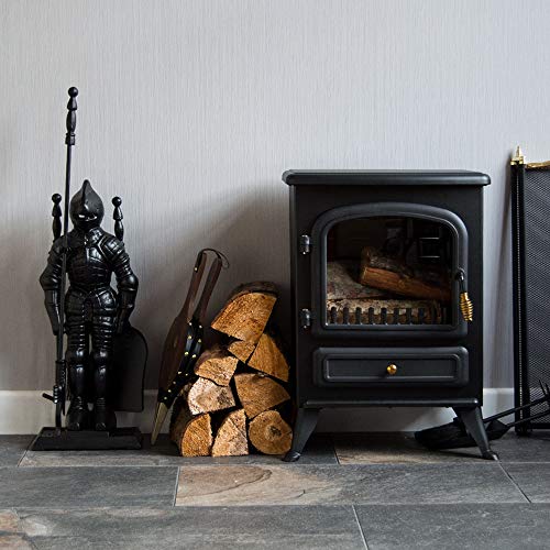 Home Discount, set da camino in 4pezzi, modello