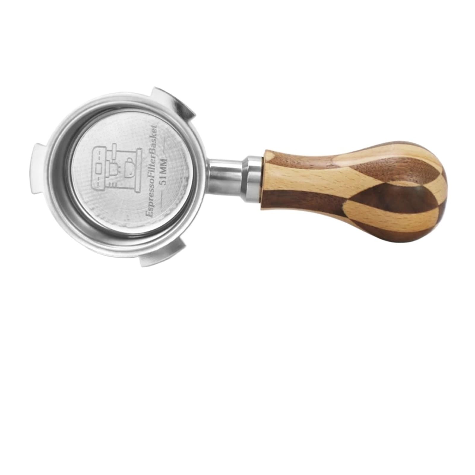 Portafiltro Doble Boquilla 51mm,Compatible Con Delonghi, 685 9335 220,Homix