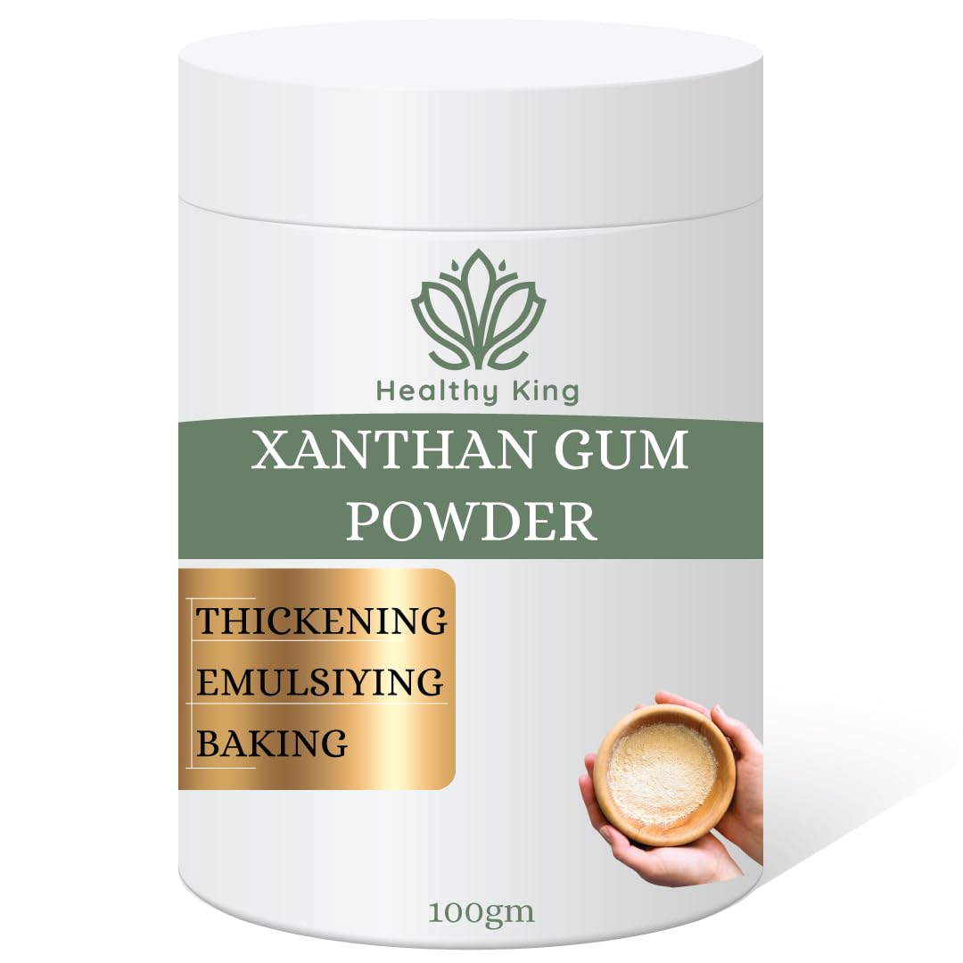 Healthy King Xanthan Gum 100 Gm for Aloe Vera Gel, Cosmetics, Skin, Food, Baking, Thickening & Binding Agent, Coffe, Cooking, Gluten Free/Vegan Friendly Food Grade (B0CQTK3C4M) Amazon Price History, Amazon Price Tracker