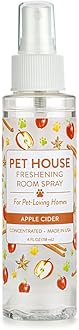 One Fur All Room Spray for Pet Odor, 4 OZ Concentrated Pet Friendly Air Freshener, Apple Cider Pack of 1