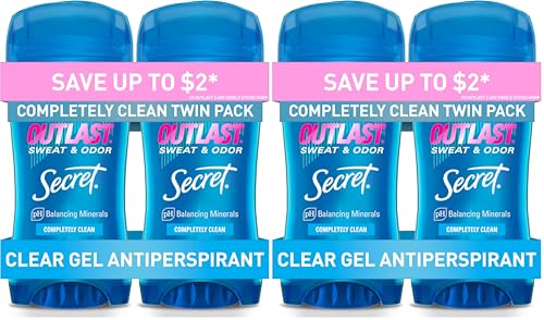 Secret Outlast Desodorante Antitranspirante para Mujer 2.6 oz Pack 4 miniatura 1