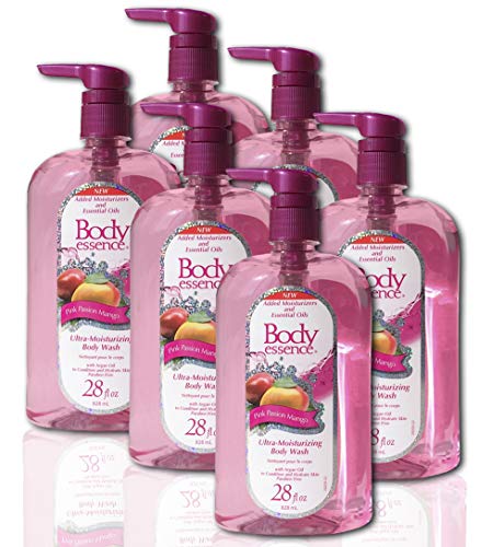 BODY ESSENCE ULTRA MOISTURIZING BODY WASH (Pink Passion Mango) 6 pack