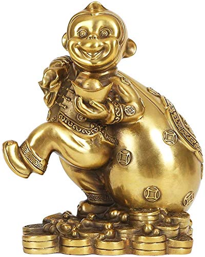 Dekorative Accessoires Wohnaccessoires Goldene Affen-Ornamente Fuqi-Dekoration Hochzeitszimmerdekoration Arbeitszimmer Basteln Büro-Kollektion