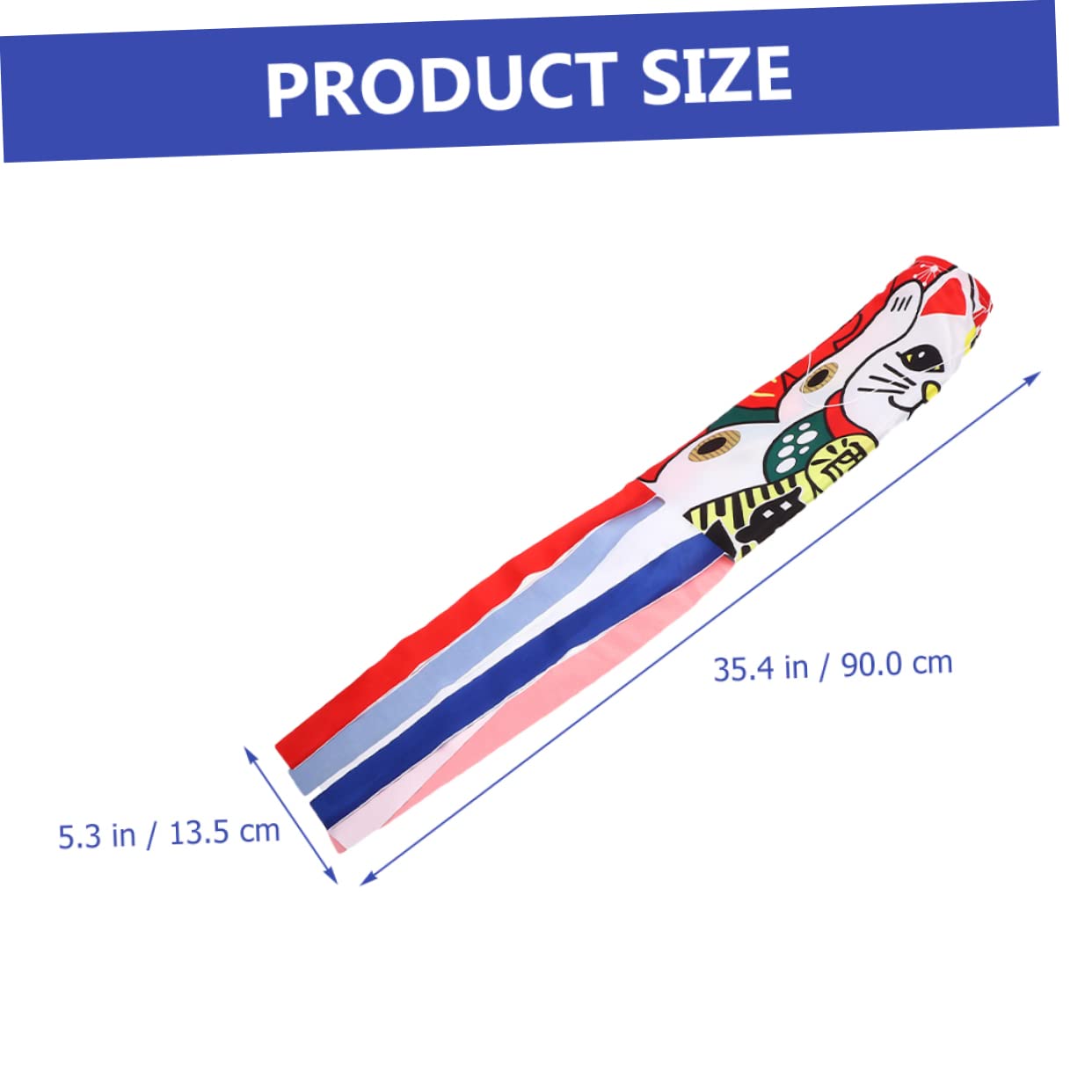 TOYANDONA 5 Stück Garten Windsock Outdoor Hängen Saisonal Veranda Dekorationen Japanisches Katzendekor Outdoor- Säulenwindsack Windsäcke Draußen Katzenschmuck Im Freien