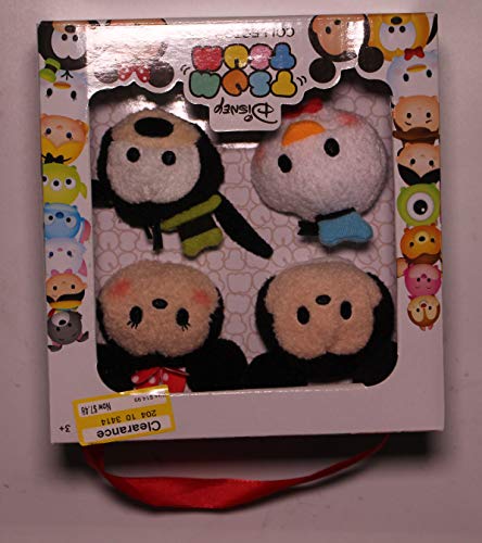 Disney Tsum Tsum Collector Set of 4 with Mickey Mouse Minnie Mouse Donald Duck and Goofy