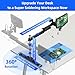 Andonstar AD409 SA 10.1'' HDMI Soldering Digital Microscope with Slide Rail Arm, Endoscope, 300X USB Electronic Microscope Camera for Professional PCB Repair, Soldering, Electronics, Windows PC