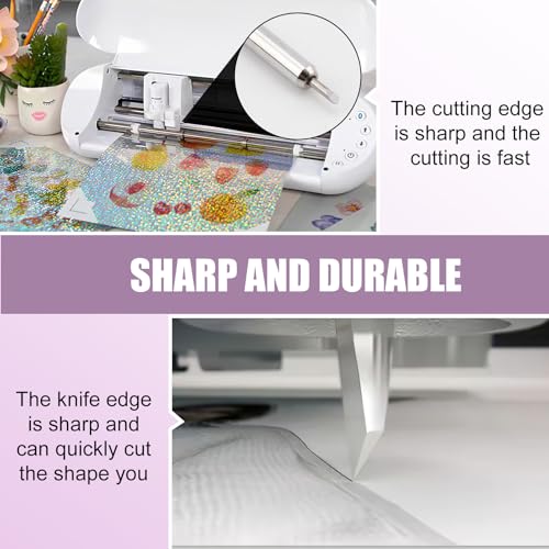 Miniatura 4 de Pack De 5 Cuchillas De Corte Para Plotter Cricut Joy,Cricut Joy,Cricut Joy Cutting Plotter Blades,Acero De Tungsteno Alemán De Alta Calidad,Proyectos De Bricolaje Divertidos Y Fáciles